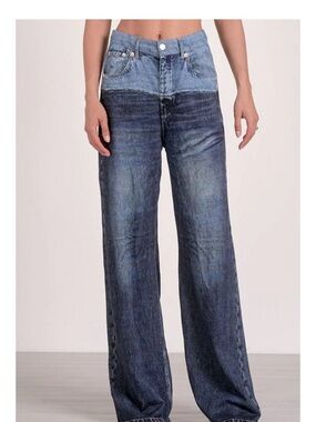NWT Elan Two-Tone Sweatpants Jeans